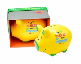 Skarbonka mała świnka Na klocki i inne zabawki