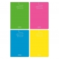 Herlitz, brulion klejony A4, 96 kartek w kratkę - Color Blocking