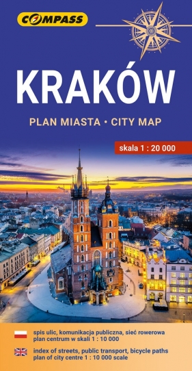 Kraków - plan miasta - Opracowanie zbiorowe