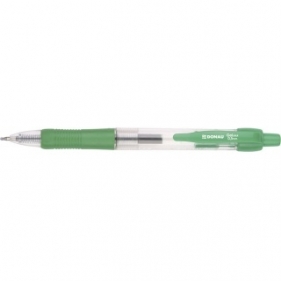 Długopis żelowy Donau automatyczny zielony 0,5mm 7344001PL-06