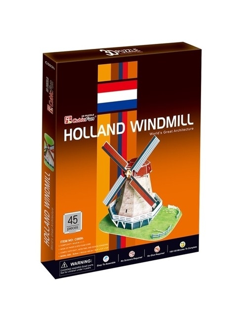 Puzzle 3D: Wiatrak Holenderski (306-20089)