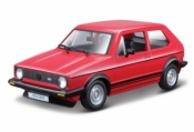 Bburago, Volkswagen Golf MK! GTI 1979 Red 1:24 (18-21089)
