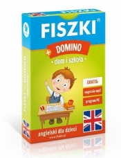 Fiszki obrazkowe + Domino - Dom i szkoła - j. angielski - Kinga Perczyńska