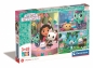 Clementoni, Puzzle 3x48 Super Kolor: Koci Domek Gabi (25289)