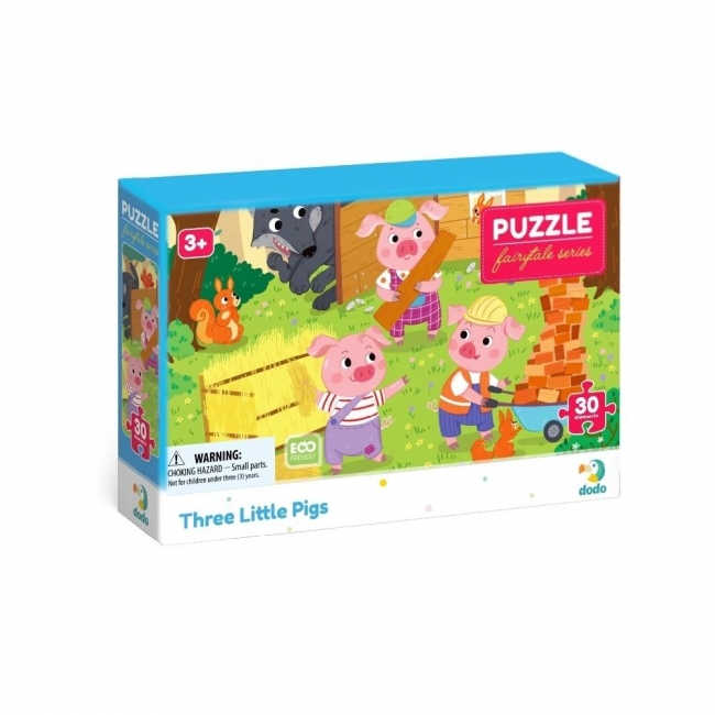 Puzzle Trzy małe świnki 30el