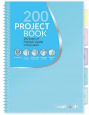 Kołozeszyt Project Book A4 Pastel 200k, niebieski (02893CP)