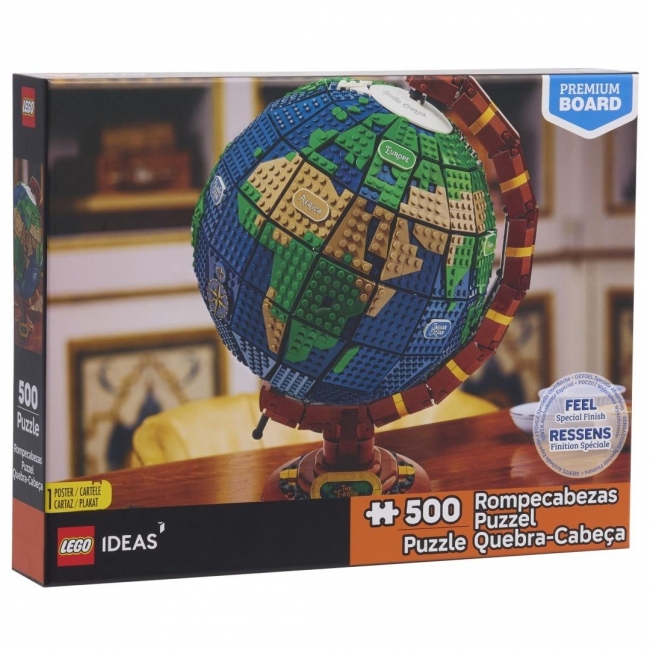 <img src='https://webimage.pl/pics/893/3/d0886144513893.jpg' style='height:440px' /> Lego Puzzle 500 Globe