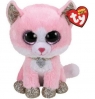  Beanie Boos Fiona - różowy kot 24 cm