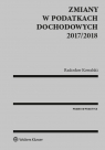 Zmiany w podatkach dochodowych 2017/2018