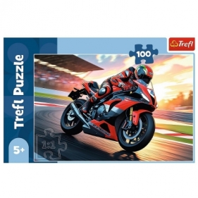 Puzzle - Szybki motocykl, 100 el.