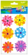 Ozdoba dekoracyjna samoprzylepna pianka kwiaty 6el