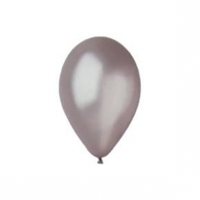 Balony 10" metallic srebrne 1op=100szt