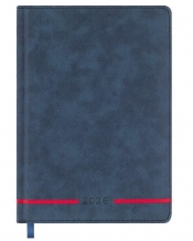 Kalendarz książkowy 2026 A5 niebieski EASY