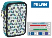 Piórnik Milan 2-poziomowy z wyposażeniem GEO zielony (081264GEGR)