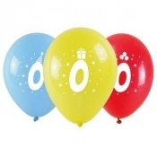 Balony z nadrukiem 0 28cm 3szt