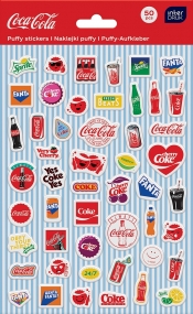 Naklejki puffy Coca-Cola