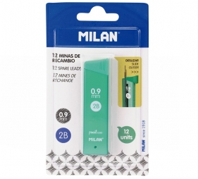 Grafity MILAN 2B 0,9 mm do ołówków automatycznych 12 szt. (BWM10334)