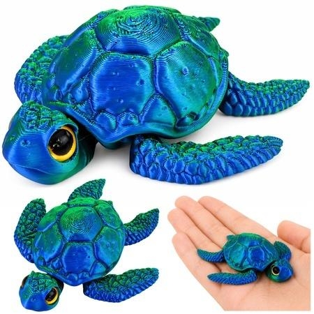 Żółw morski 3D ruchome elementy 8cm