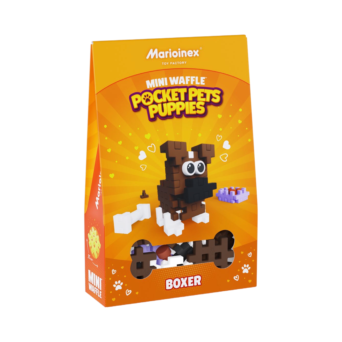 <img src='https://webimage.pl/pics/894/7/d5903033907894.png' style='height:440px' /> Mini Waffle Pocket Pets, Puppies - Boxer, 50 el.