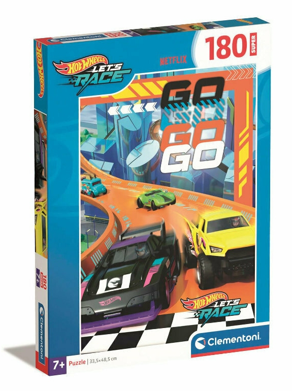 Puzzle 104 Super Kolor Hot Wheels