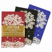 Notatniki Jotter Spadające Kwiaty 9x14cm, 3szt