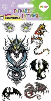 Tatuaże zmywalne Dragons HAPPY COLOR