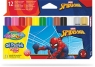  Pastele olejne trójkątne Colorino Kids Spiderman 12 kolorów