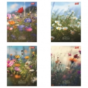 Zeszyt A5/60 kartki w linię - laminowana okładka UV 70 g/m2 - Romantic Meadow, 1 szt.