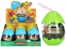 Dinozaur w jajku do skręcania 13cm MIX