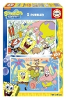 Puzzle 2x100 SpongeBob Kanciastoporty G3