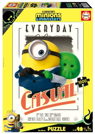 <img src='https://webimage.pl/pics/895/5/d8412668205895.jpg' style='height:440px' /> Puzzle Minionki 1000 el 114291