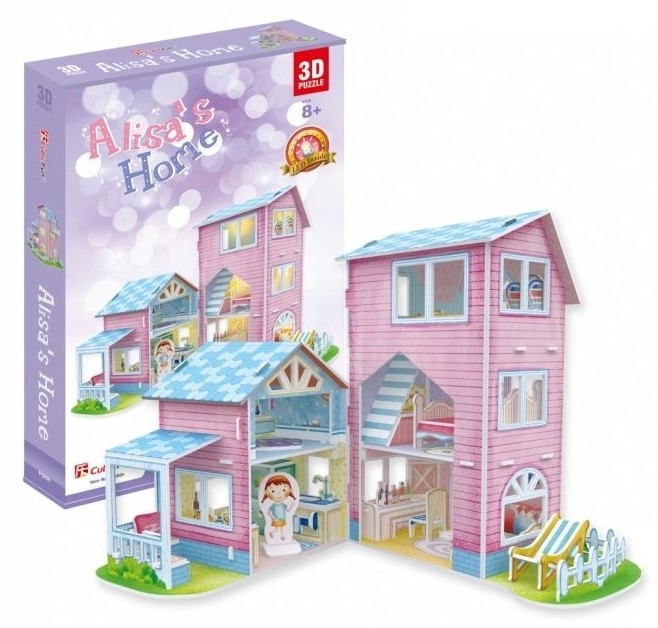 Puzzle 3D: Alisa's home - Domek dla lalek (P689h)