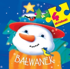 Bałwanek. 4 układanki (Uszkodzona okładka) - Anna Wiśniewska
