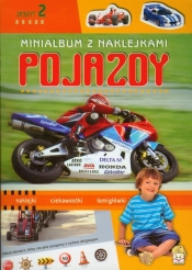 Minialbum z naklejkami Pojazdy zeszyt 2