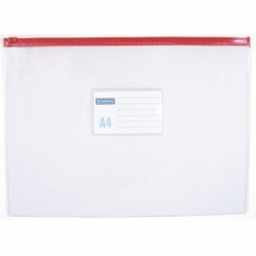 Koszulka Zipper Bag PVC A4 330x240mm z suwakiem 1798001PL-00
