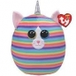 Squish-a-Boos: Heather - maskotka tęczowy kot, 22cm (39289)