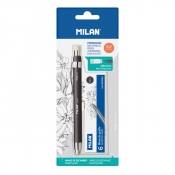Ołówek Kubuś Milan Touch 5,2 mm z zapasowymi grafitami na blistrze (BWM10353)