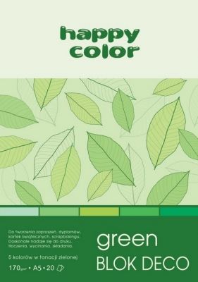 Blok Deco Green A5/20 (3717 1520-052)