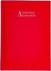 Kalendarz akademicki 2021/22 A5T Vivella czerwony