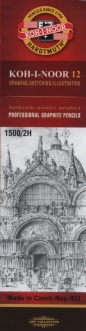 Ołówek grafitowy 1500/2H 12 sztuk