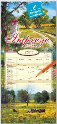 Kalendarz 2022 Notatnikowy Impresje polskie WN1