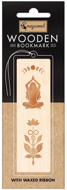 Zakładka drewniana Joga