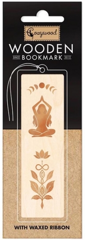 Zakładka drewniana Joga