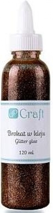 Brokat w kleju, 120 ml - copper (DPBK-011)