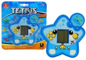 Gra elektroniczna Tetris w kształcie niebieskiej gwiazdki