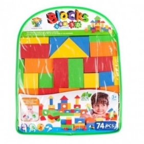 Klocki piankowe plecak 74el