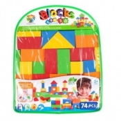 Klocki piankowe plecak 74el