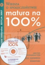 Matura na 100% Wiedza o społeczeństwie z płytą CD