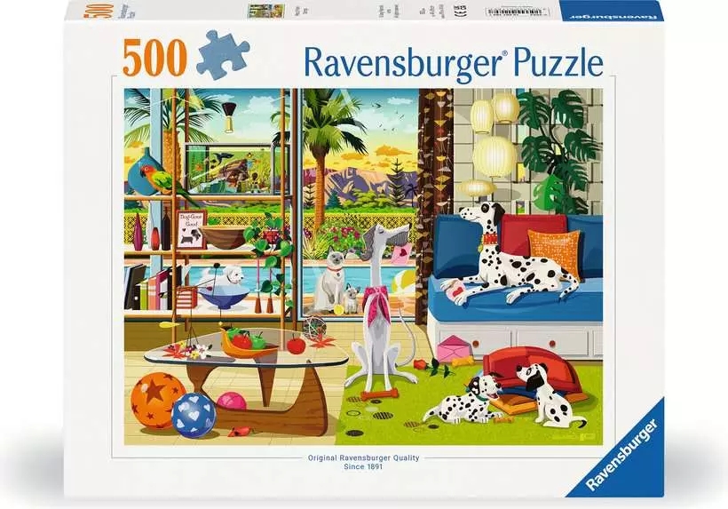 <img src='https://webimage.pl/pics/897/1/d4005555011897.png' style='height:440px' /> Ravensburger, Puzzle 500: Wesołe zwierzęta (12001189)