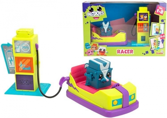 Figurki Bloxies zwierzątka z pojazdem